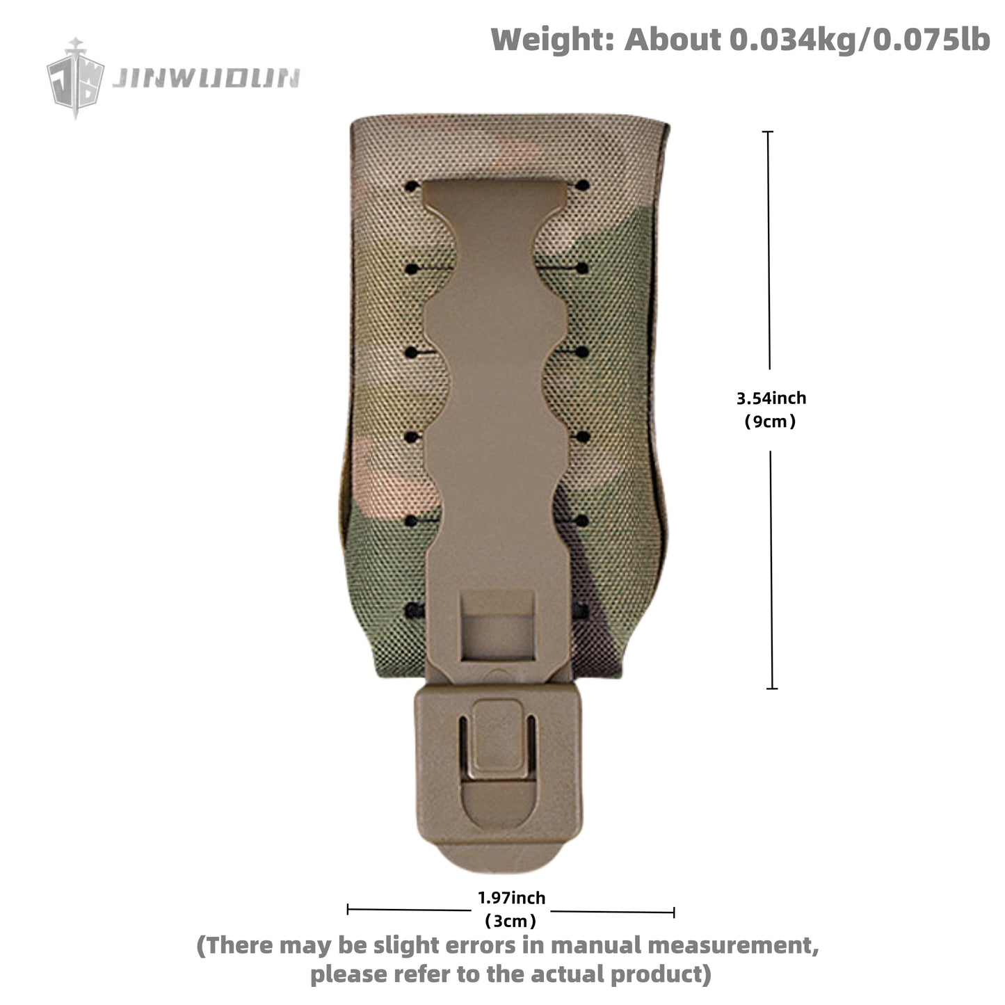 WRC lightweight small functional bag with built-in splint and 9mm storage bag and molle mount