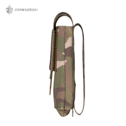 Tiger short triple tactical quick draw function bag Molle mount elastic retraction 9mm