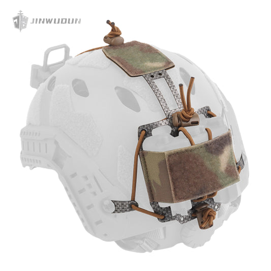 Night vision goggle battery box helmet bag adapts to a variety of tactical helmets elastic adjustment tactical equipment