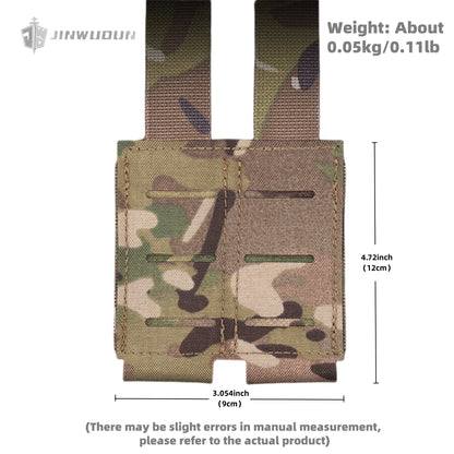 Lightweight 9mm accessory pack, Molle mount, Attacker dual-link small function pack
