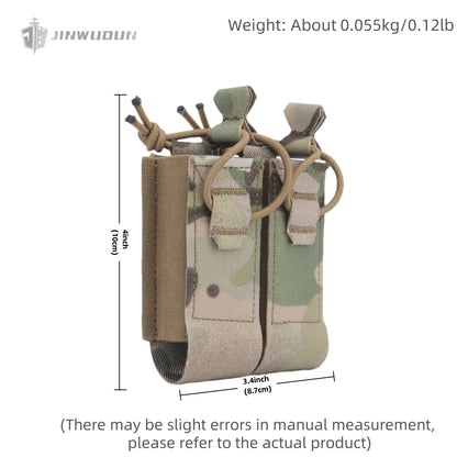 DPMP double function box tactical double magazine pouch multi-function MOLLE accessory bag