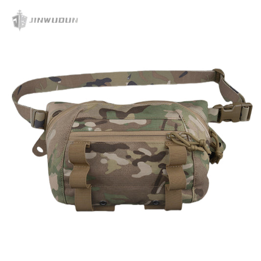 Large multi-purpose tactical underbody bag with velcro and elastic straps