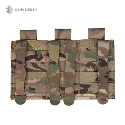 Lightweight triple flip cover elastic function bag 5.56/7.62MOLEL mounting accessory bag
