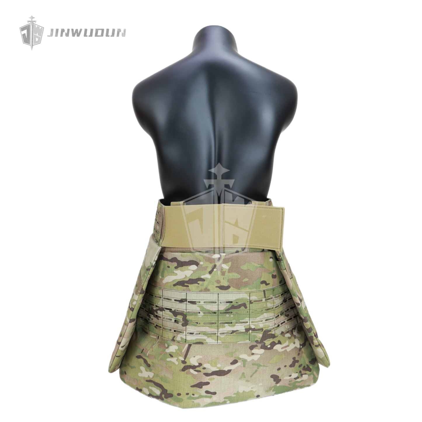 NIJ-IIIA tactical bulletproof skirt laser cutting multifunctional MOLLE