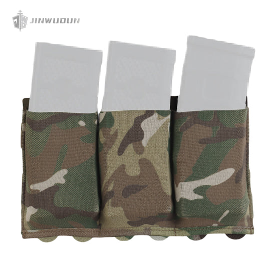 Lightweight elastic triple function bag 5.56/7.62 tactical storage bag Molle mount