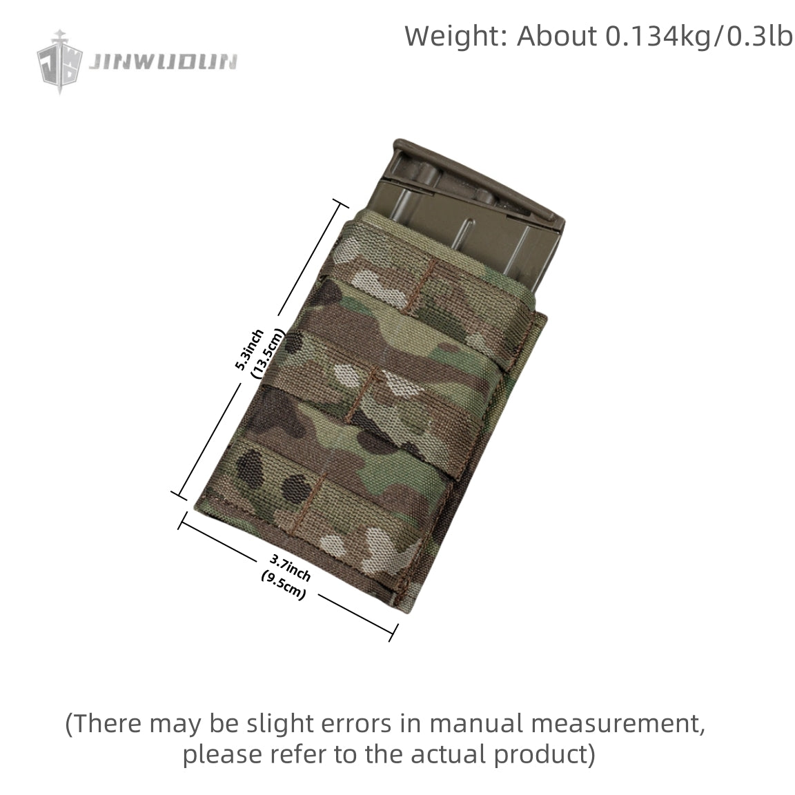 MOLLE Insert System FAST Single 7.62 Magazine Pouch (High)