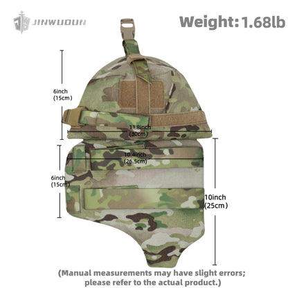 Level NIJ IIIA bulletproof shoulder pads with extra protection nylon fabric and UHMWPE bulletproof liner