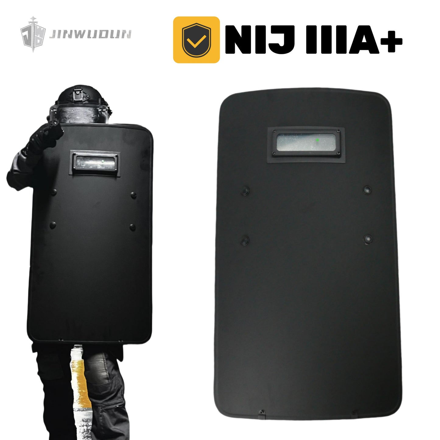 Bulletproof Shield - NIJ IIIA+, High-Protection Ballistic Shield， Ideal for Law Enforcement and Military