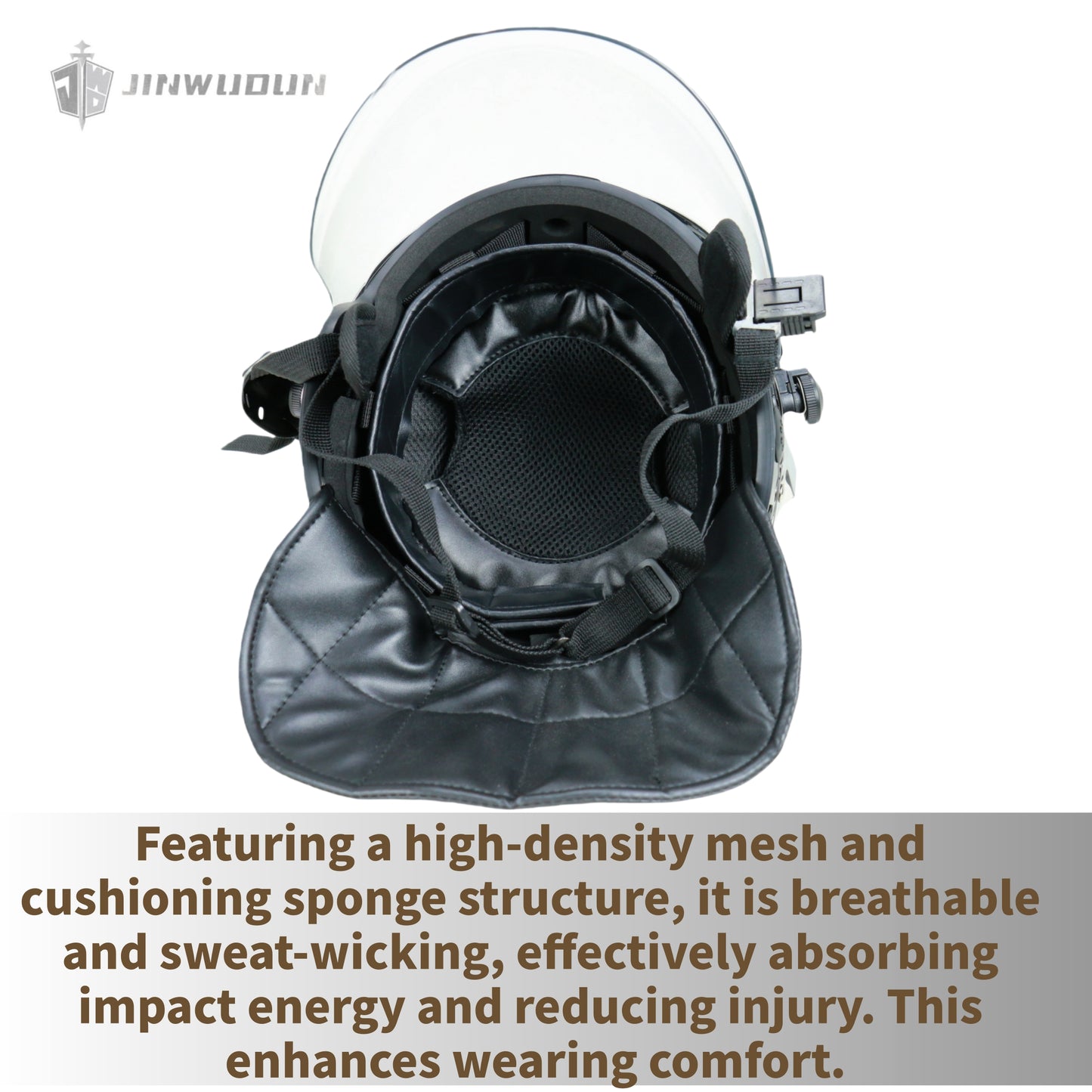 European-style riot helmet, safety helmet, protective face mask, duty equipment, safety protection duty supplies
