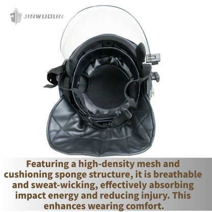 European-style riot helmet, safety helmet, protective face mask, duty equipment, safety protection duty supplies