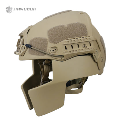 IIIA level AF split bulletproof helmet + bulletproof mask set aramid material
