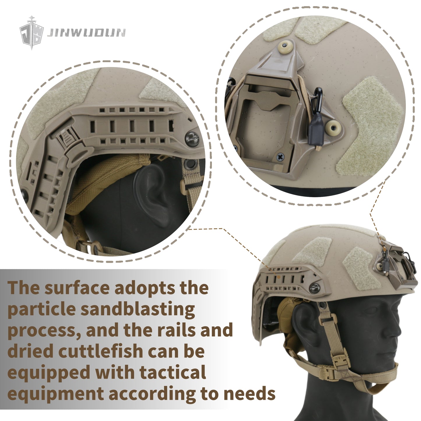 JWD-FAST SF carbon fiber helmet particle sandblasting process weighs about 1.54Ib