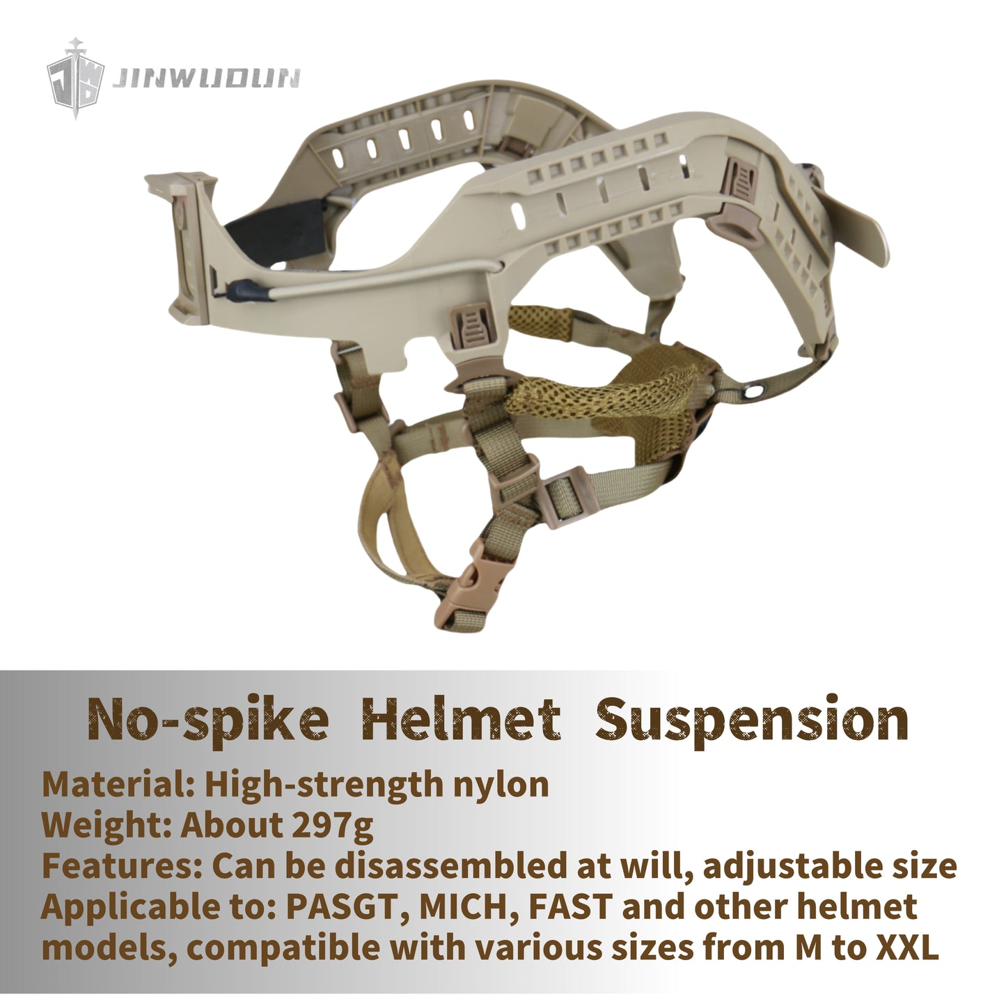 ACH MICH2000 Ballistic Helmet NIJ Level IIIA - Ballistic Helmet + Bolt-less Rail System with Integrated Night Vision Goggle Mount & Bungees