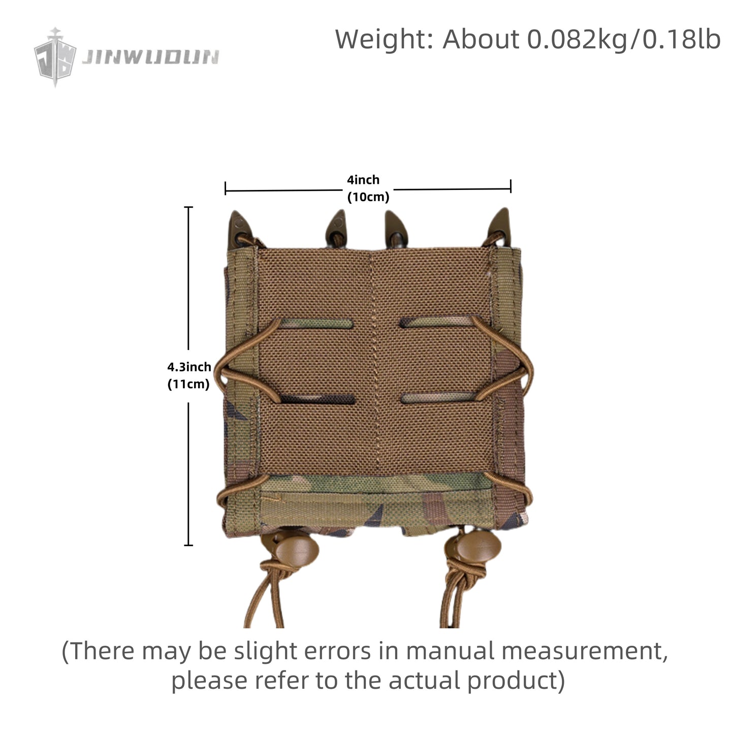 Tiger short double quick-draw function bag Molle mount adaptable tactical waist vest