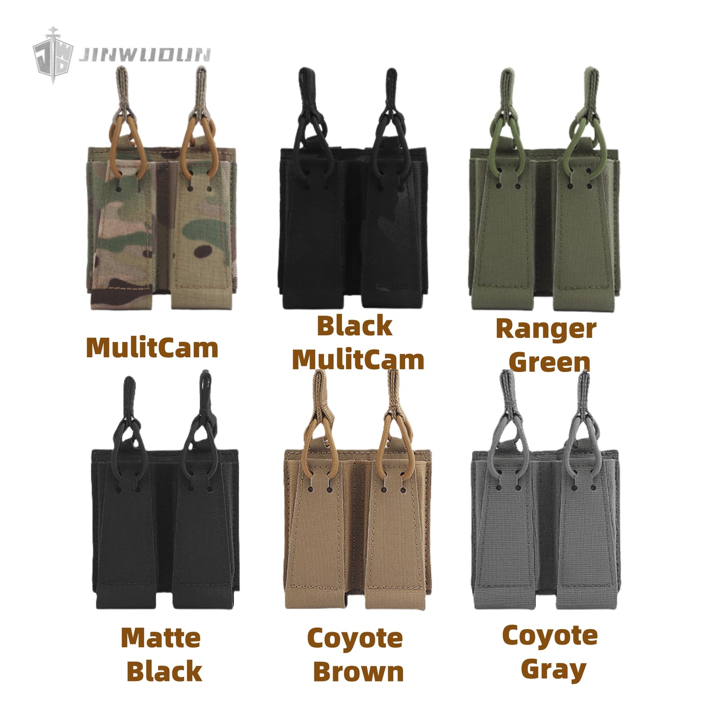 Lightweight 9mm accessory pack, Molle mount, Attacker dual-link small function pack