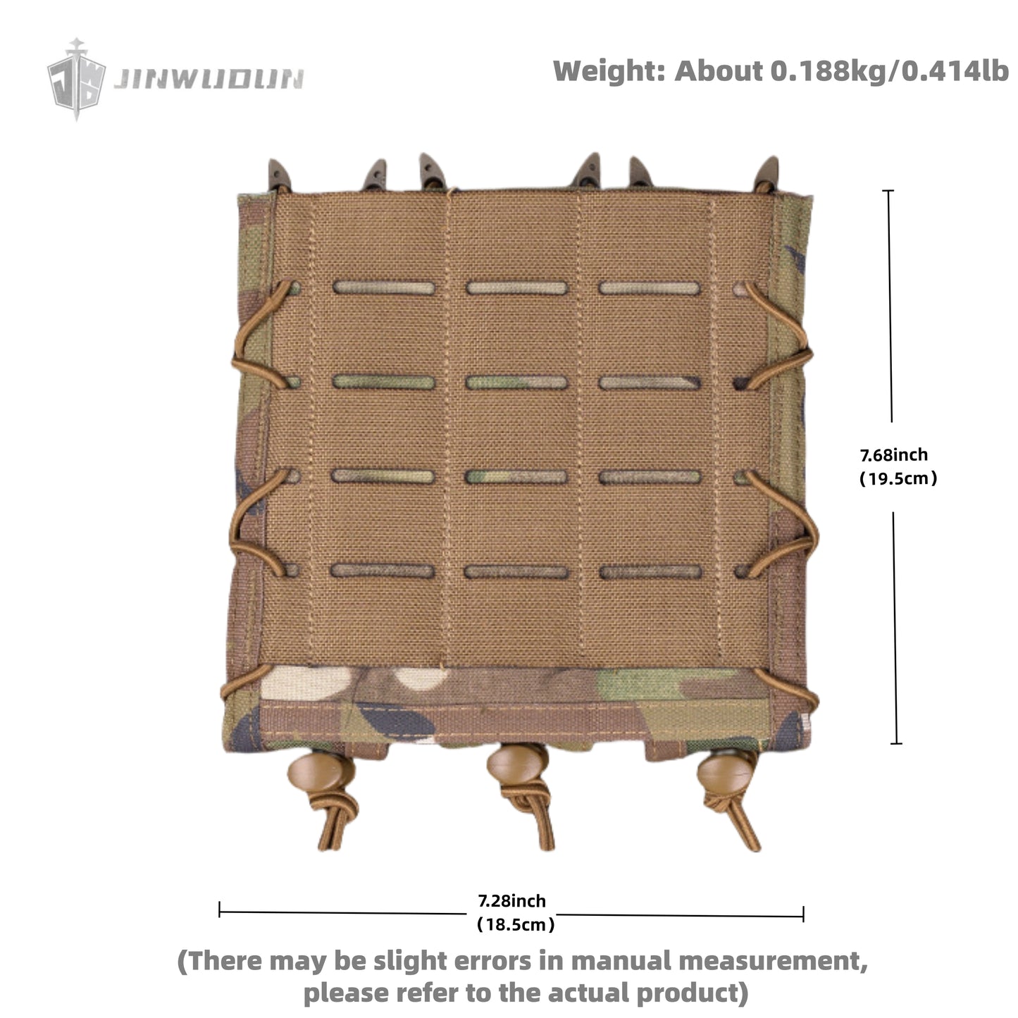 Tiger long triple quick-draw function package Molle mount long 9mm adapter accessory package