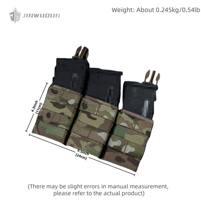 FAST triple 5.56 magazine pouch (medium) vest buckle front panel