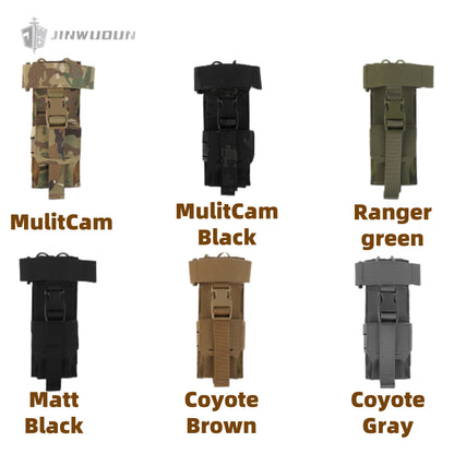 Outdoor tactical vest MOLLE radio bag military fan protective cover storage bag universal radio bag
