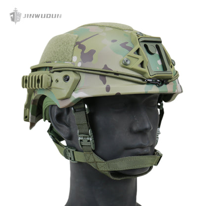 High-Cut WENDY Tactical Helmet - NIJ IIIA Protection Level with Polyurea Coating for Enhanced Impact Resistance