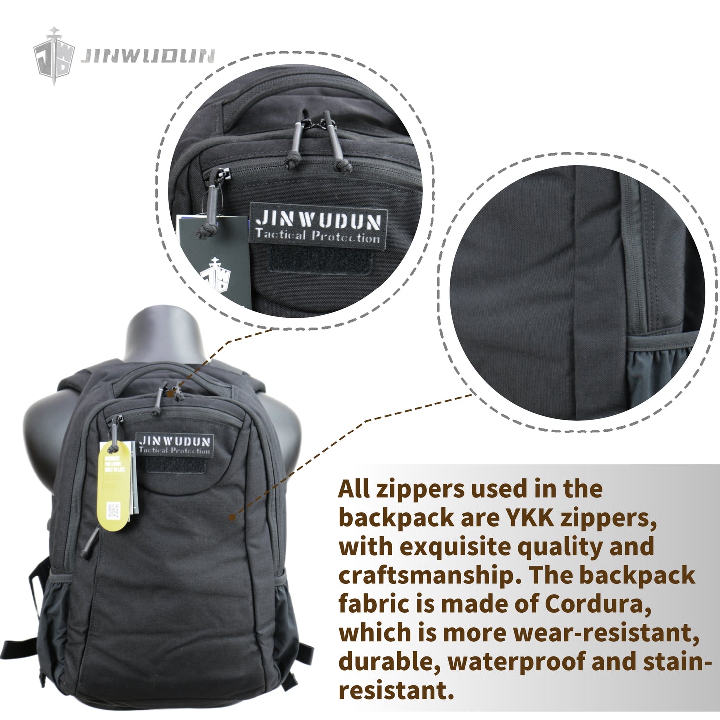 NIJ IIIA Bulletproof Backpack: Transforms into Tactical Vest in 3 Seconds, Made with Durable Cordura Material