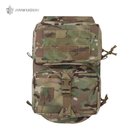 Scarab tactical backplate detachable multi-functional tactical vest storage expansion accessory bag