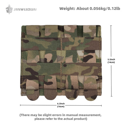 Outdoor tactical 5.56 storage molle mount bag lightweight elastic double function bag