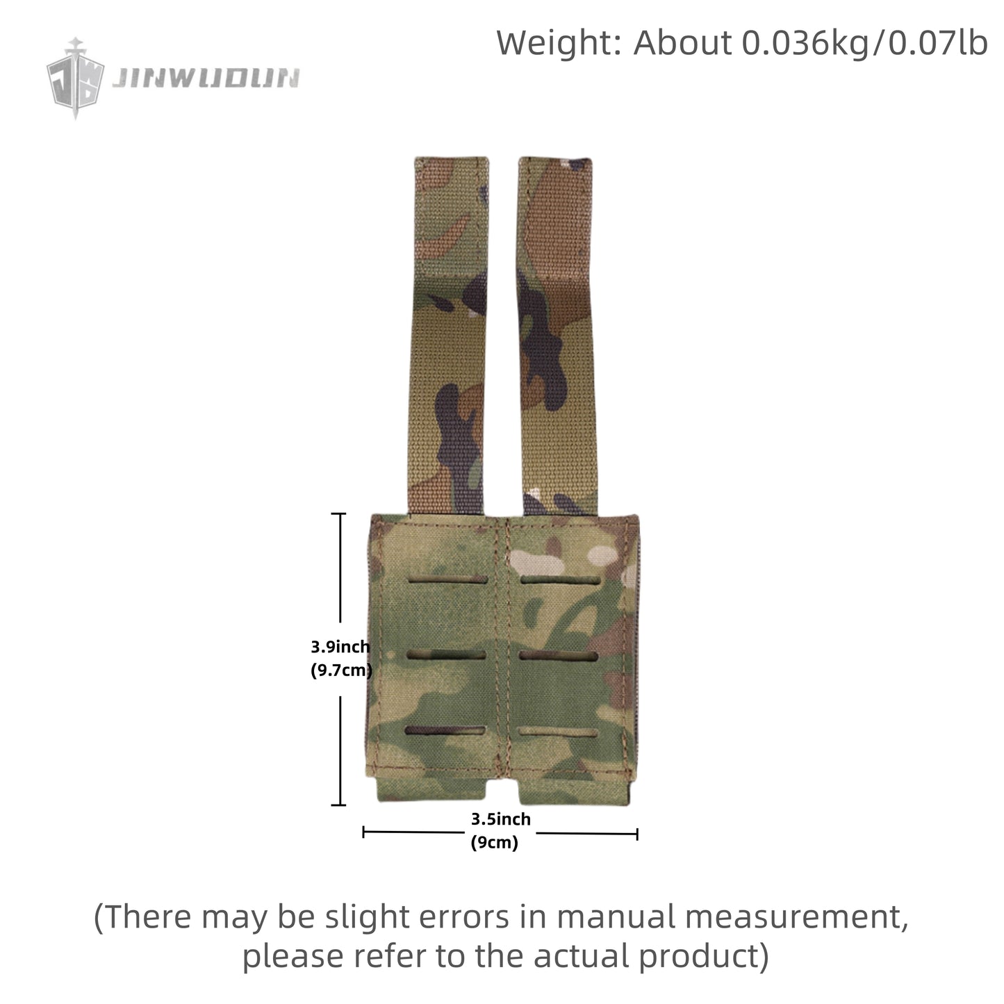 Tactical vest accessory double bag molle tool bag open double function bag