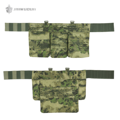 NIJ-IIIA bulletproof skirt armor tactical skirt armor laser cutting multifunctional MOLLE