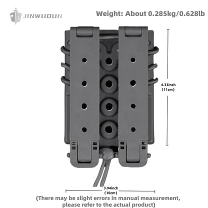 Multifunctional tactical mother-and-child equipment accessory package for urban assault double 9MM + M4 function quick-draw holster