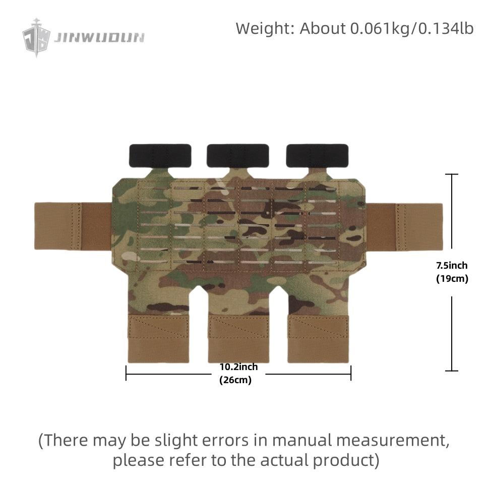 Multi-purpose triple function package MOLLE faceplate for VE-84-ACC-03/04