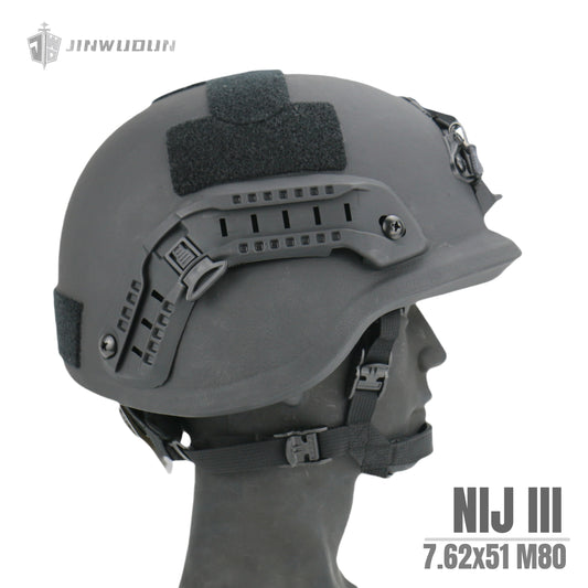 JWD-Level III bulletproof helmet M88 helmet 15m defense 7.62*51 M80 bullet PE material