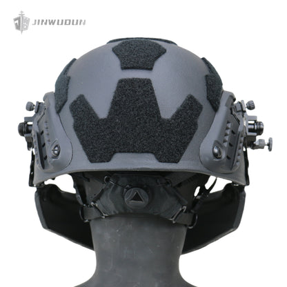 JWD-Full protection bulletproof helmet combination (helmet + goggles + jaw guard) American standard IIIA grade protection PE material