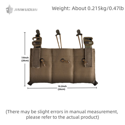 LG3V2 Multi-Purpose Triple Bag with Three Mounting Methods for a 5.56mm Tactical Vest