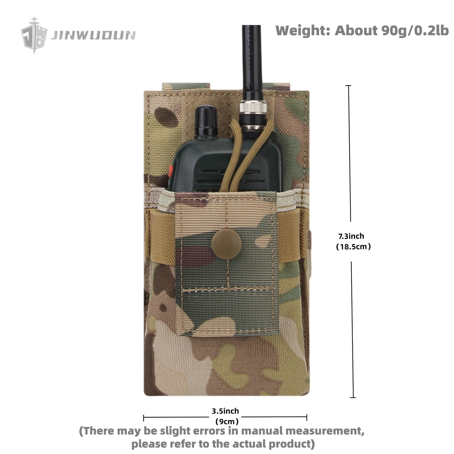 CS Tactical Equipment Supplies Universal MOLLE Walkie Talkie Bag