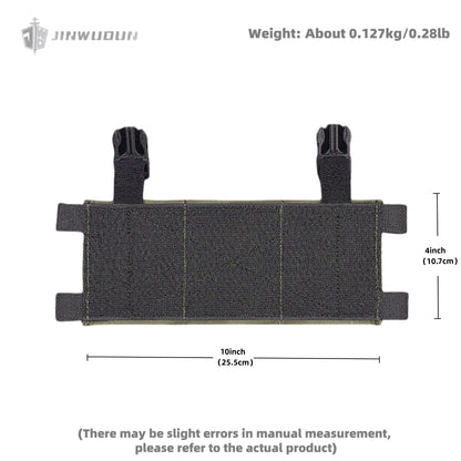 Little Dinosaur 7.62 dual-use function pack tactical vest with front mounted Velcro triple accessory pack