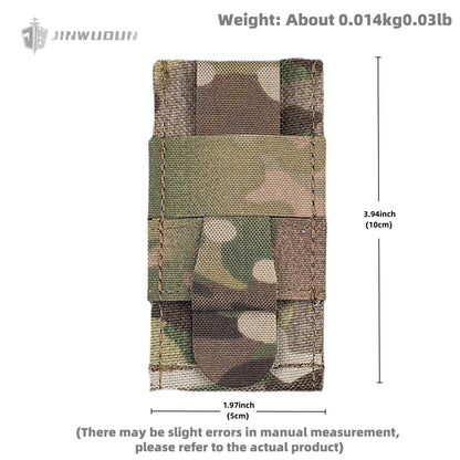 Lightweight elastic small functional bag 9mm multi-function tactical storage bag molle mount