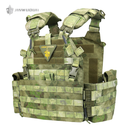 NIJ IV Level Large Waist Tactical Quick Release Vest OEM Imitation 1000D Polyester Fabric Vest