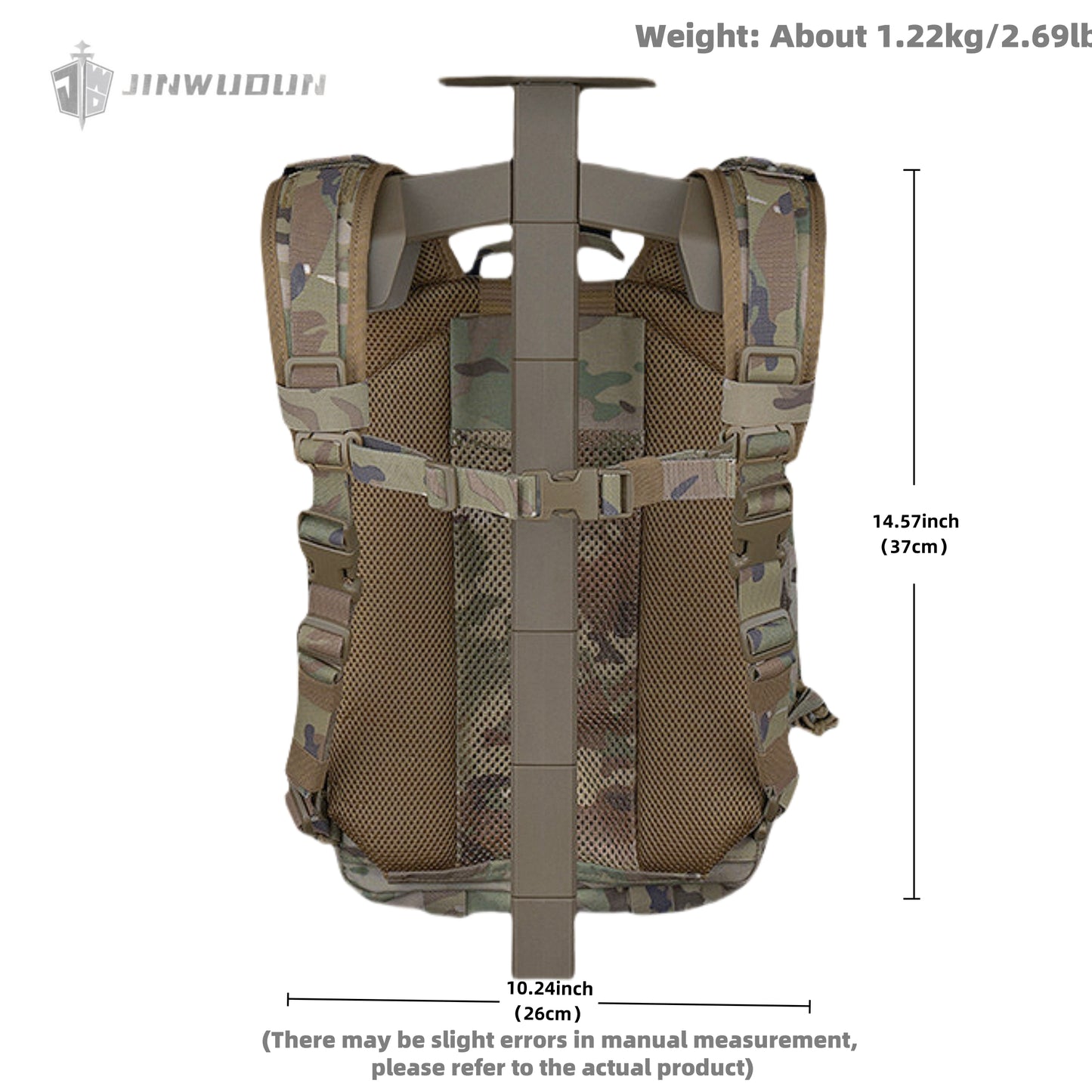 R assault backpack set breathable lining can be installed with protective plate and external protective bag