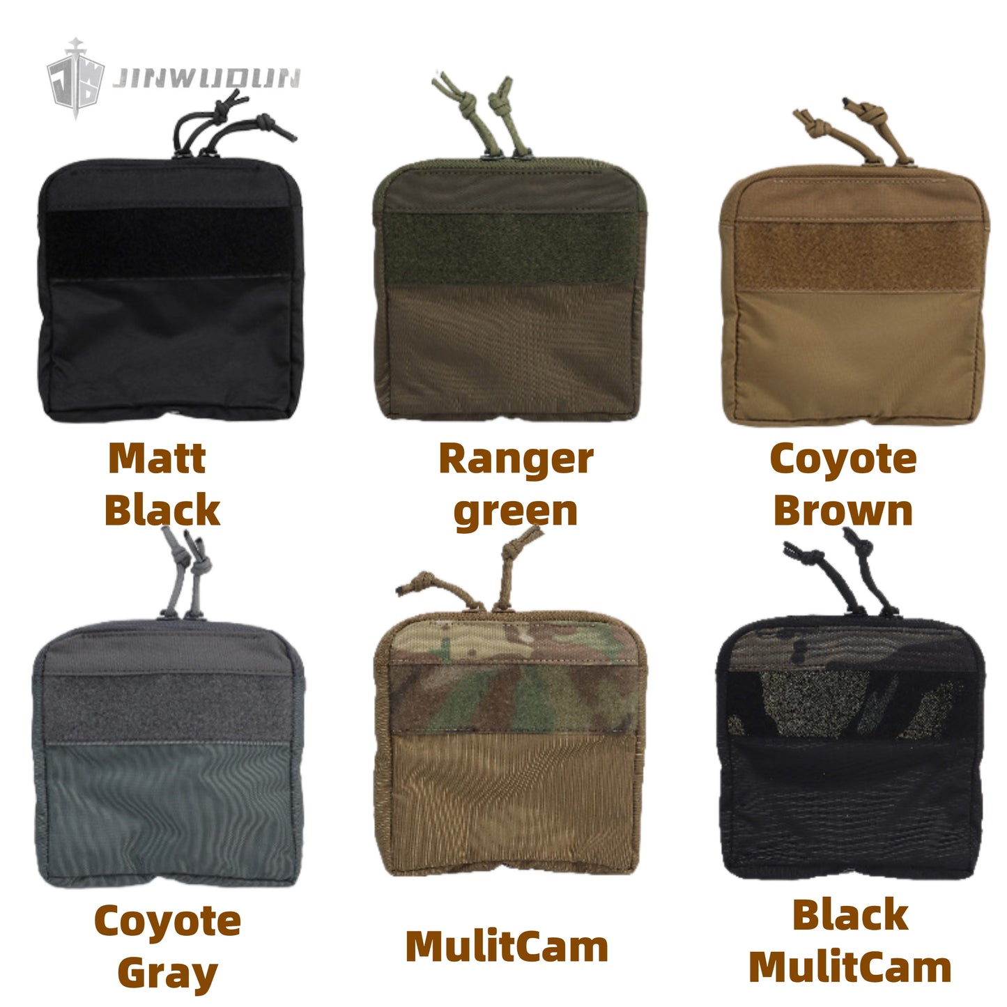 V5 PC tactical vest accessories kangaroo bag Velcro matte fabric multifunctional combination can be expanded