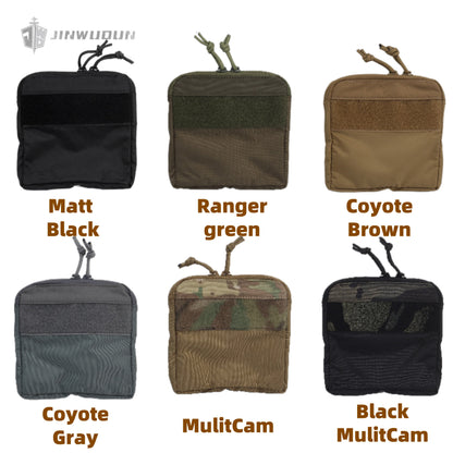 V5 PC tactical vest accessories kangaroo bag Velcro matte fabric multifunctional combination can be expanded