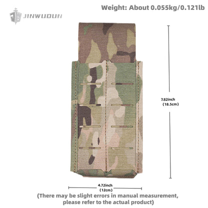 Flip double 5.56 accessory bag Molle mount tactical vest expansion accessory bag