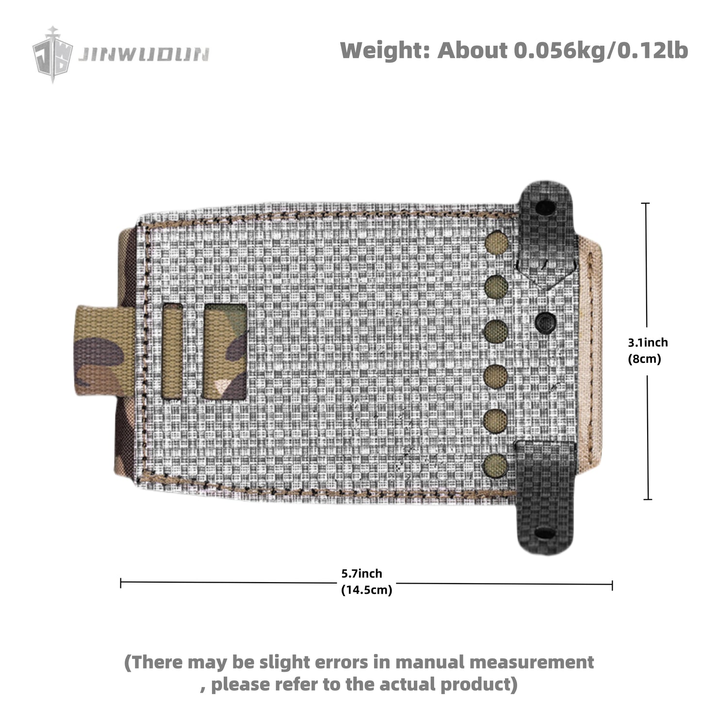 Lightweight tactical belt with horizontal function pack Lightweight design suitable for BA-32 belt