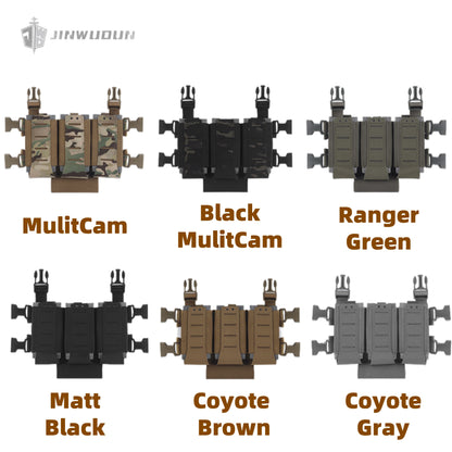WG Mid-Ride style triple multi-function 5.56 magazine pouch panel chest vest expansion