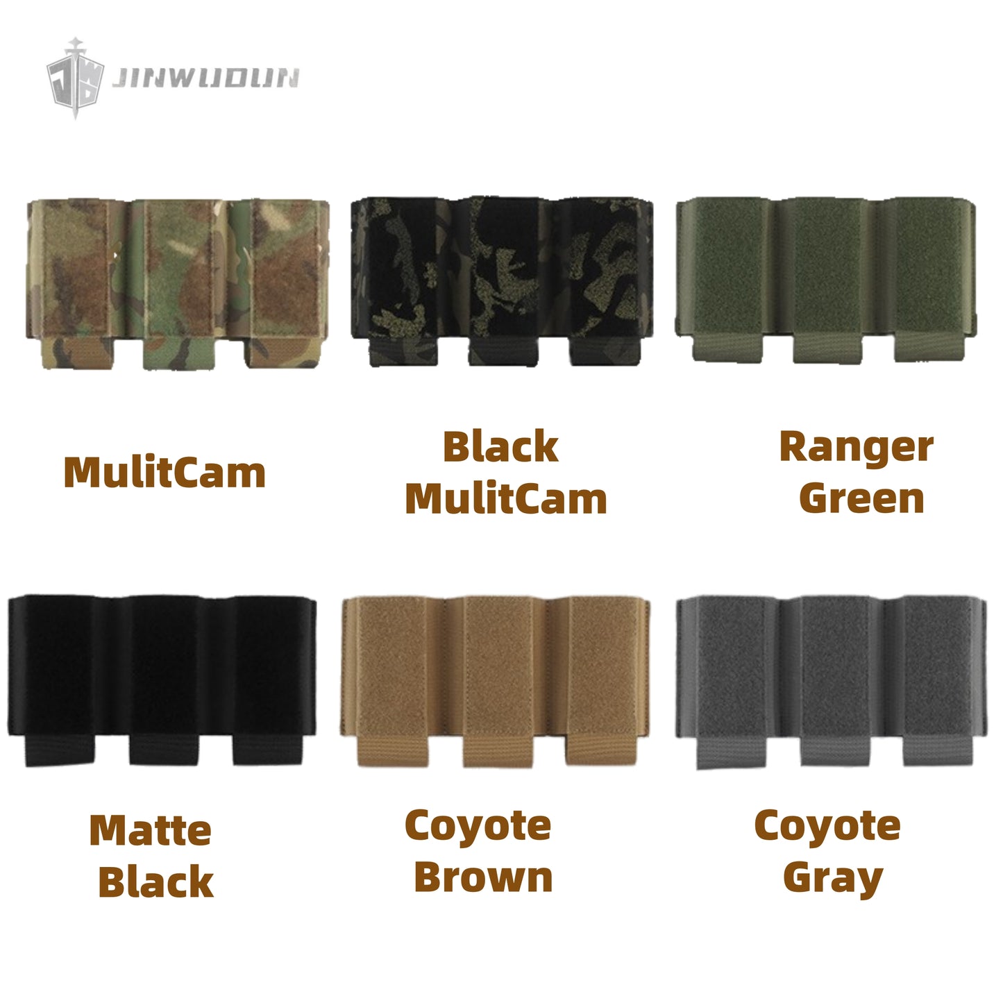 Multiple tactical vest chest mount adapter function bag Triple 5.56 function bag (built-in)