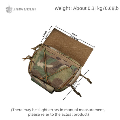 Tactical vest underbelly quick release pusher tactical undercarriage bag multifunctional dual-use active duty shoulder bag