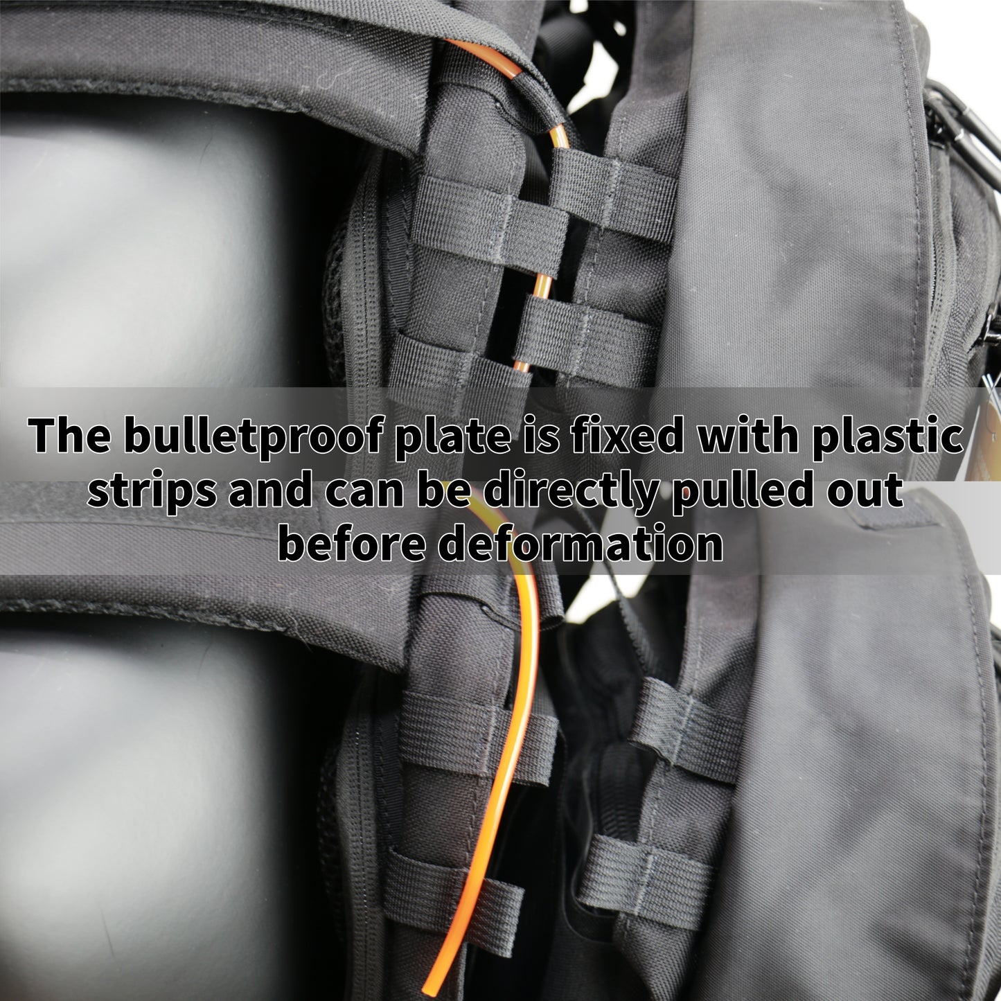 NIJ IIIA Bulletproof Backpack: Transforms into Tactical Vest in 3 Seconds, Made with Durable Cordura Material