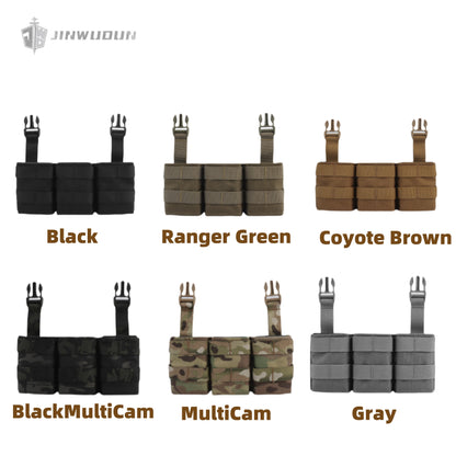 FAST triple 5.56 magazine pouch (medium) vest buckle front panel