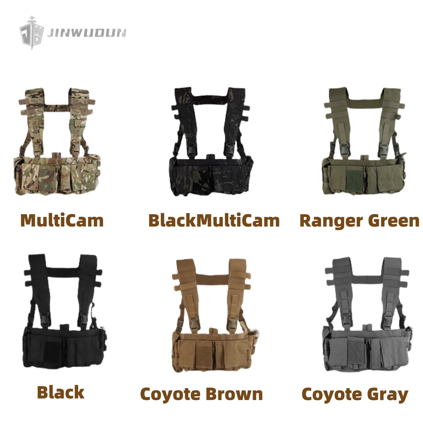 UW Tactical Patrol Chest Mount High Load Multiple Specifications with Accessories Intercom Bag Security Commuter