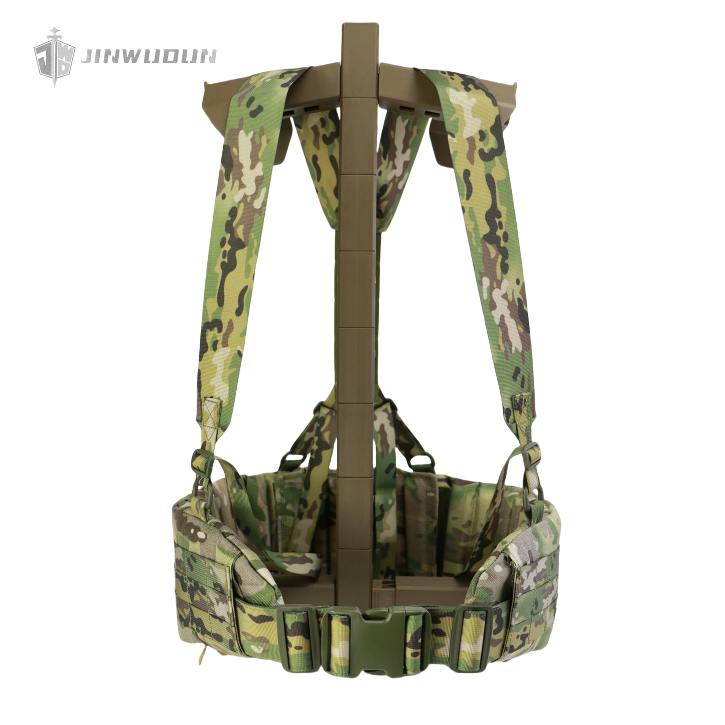 NIJ-IIIA level enlarged tactical bulletproof waist belt, 1000D polyester with Molle system