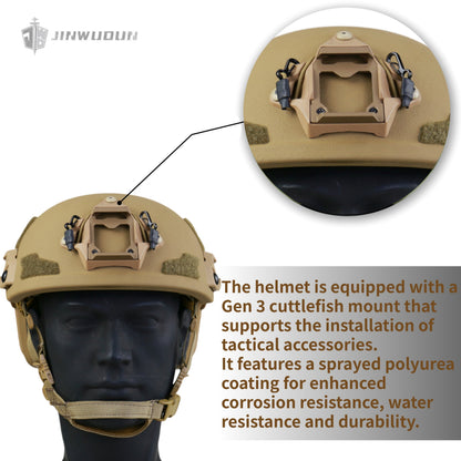 FAST SF 2nd Generation Lightweight Tactical Ballistic Helmet, NIJ Level IIIA Maritime Helmet